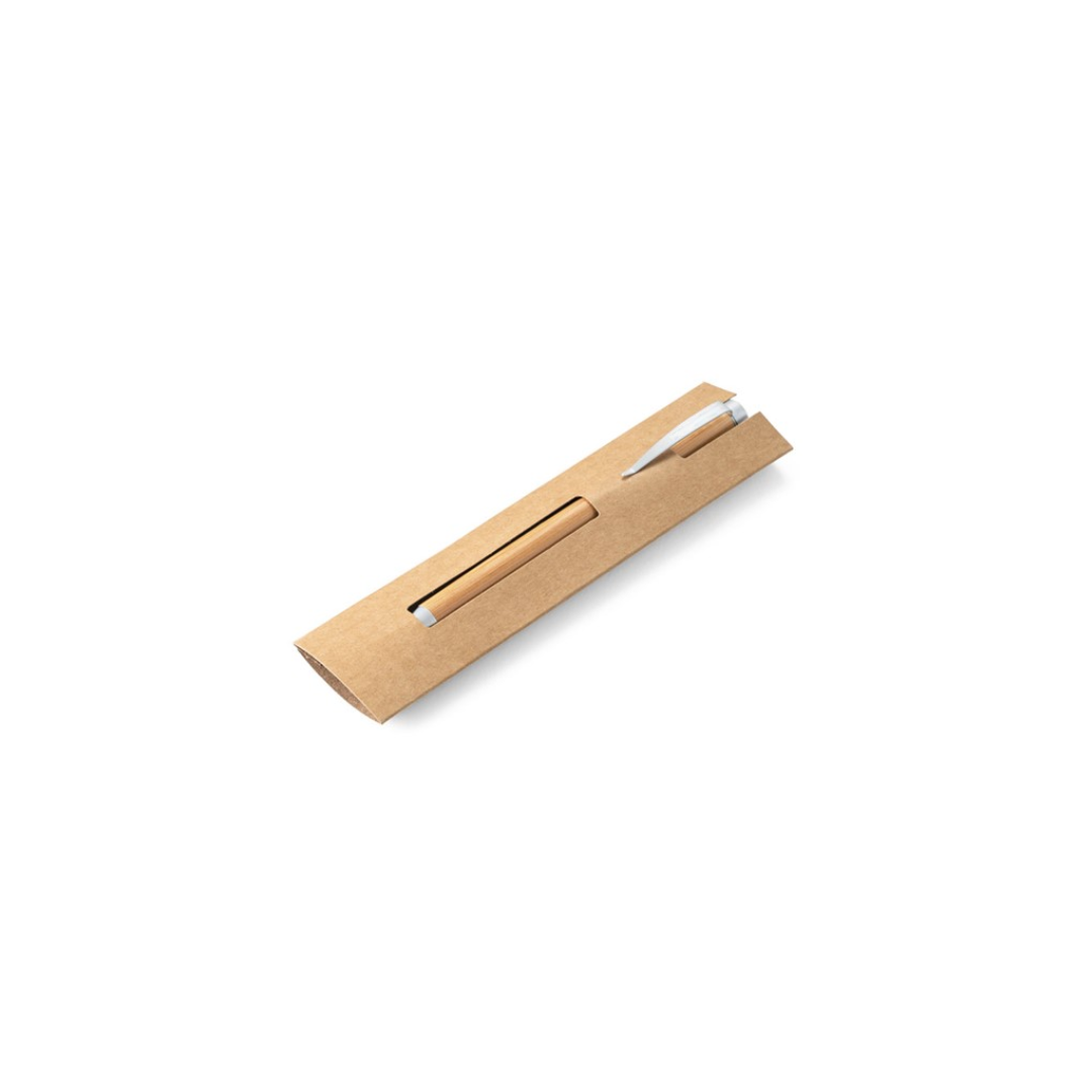 Bamboo Pen with Kraft Sleeve