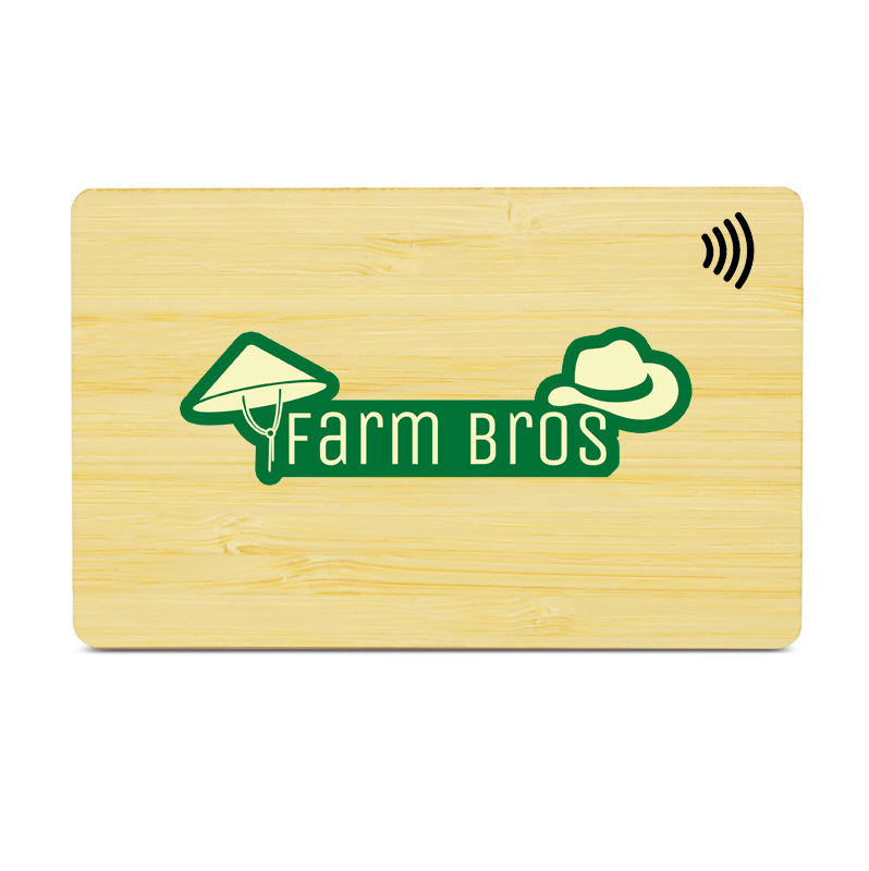 Personalized Bamboo NFC Electronic Business Card