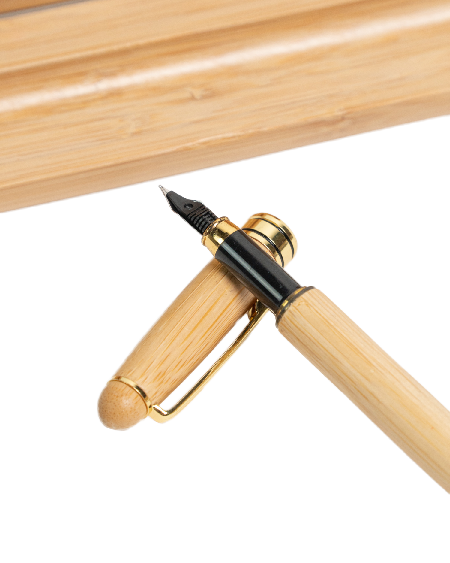 Bamboo Fountain Pen with Case